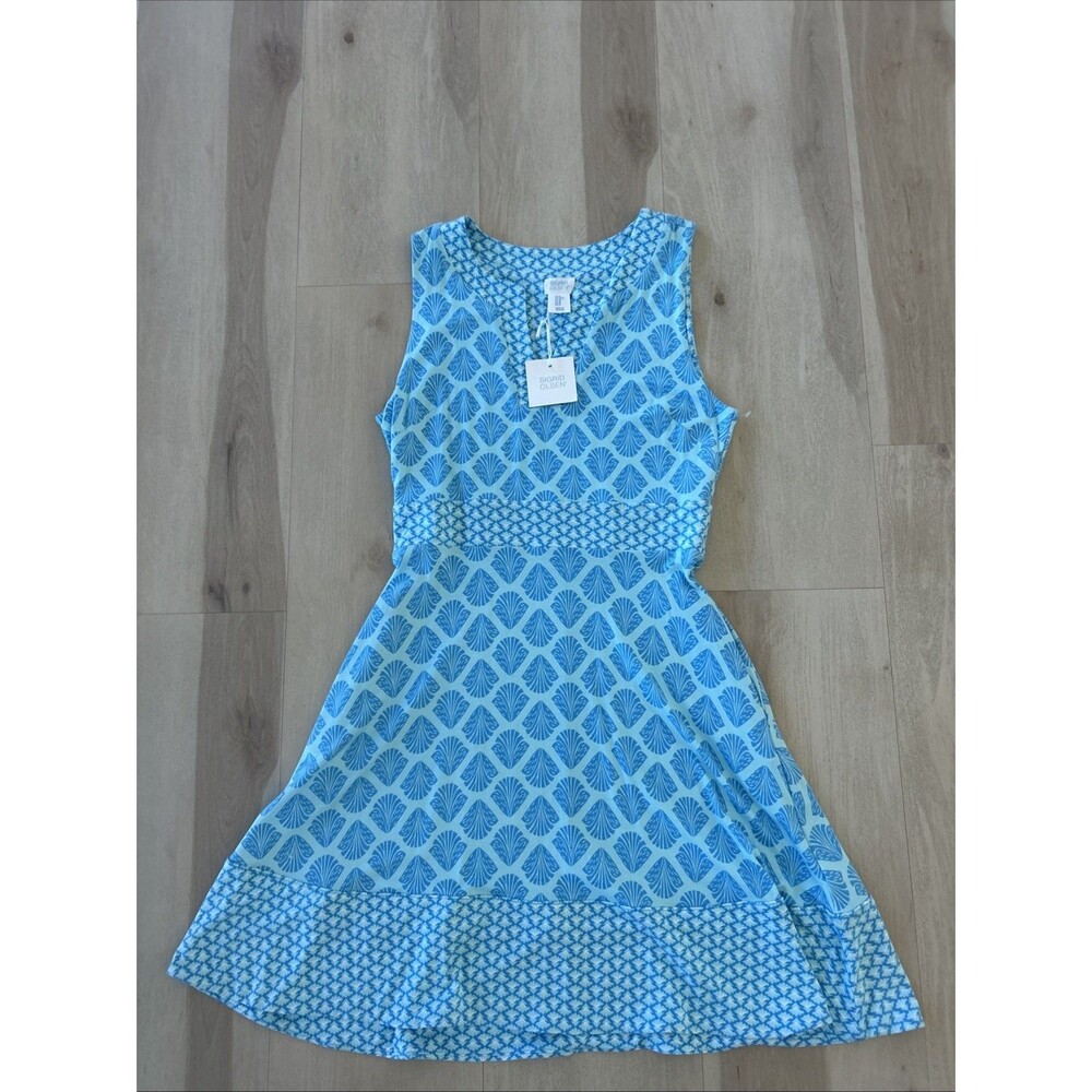 NWT- Sigrid Olsen Sleeveless Jersey Dress Sz M